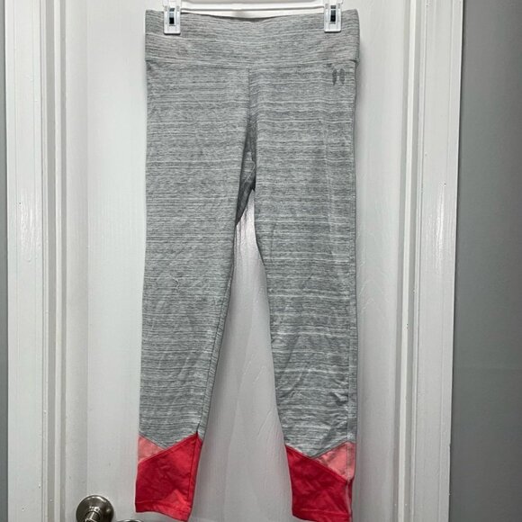 Victoria's Secret Leggings Full Length Short Space Dye Color Block Ankle Pants - Picture 1 of 6